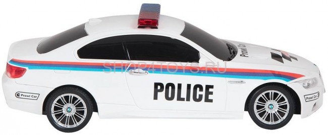 Радиоуправляемая машина GK Racer BMW M3 Coupe POLICE масштаб 1:18 - 866-1803PB-WHITE