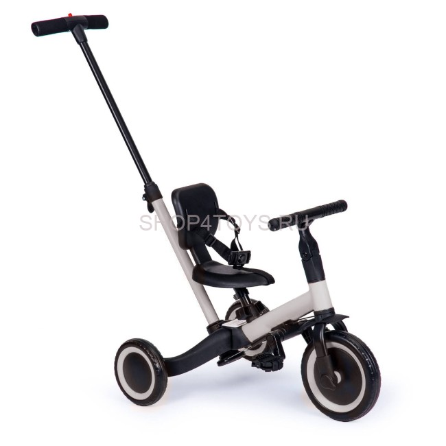 Детский беговел-велосипед 4в1 с родительской ручкой, серый - TR007-GREY Детский беговел-велосипед 4в1 с родительской ручкой, серый - TR007-GREY