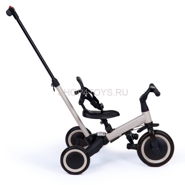 Детский беговел-велосипед 4в1 с родительской ручкой, серый - TR007-GREY Детский беговел-велосипед 4в1 с родительской ручкой, серый - TR007-GREY