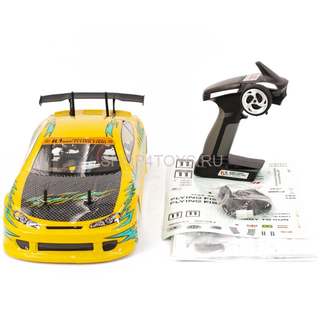 Радиоуправляемый автомобиль для дрифта HSP Flying Fish 1 - 1:10 4WD - 94123-12362 Радиоуправляемый автомобиль для дрифта HSP Flying Fish 1 - 1:10 4WD - 94123-12362