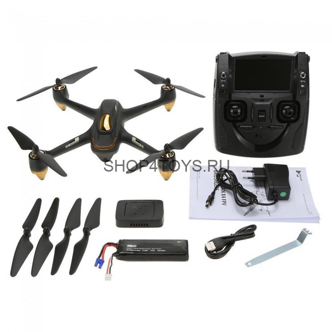 Радиоуправляемый квадрокоптер Hubsan X4 H501S Black GPS FPV RTF 2.4G - H501S-B Радиоуправляемый квадрокоптер Hubsan X4 H501S Black GPS FPV RTF 2.4G - H501S-B