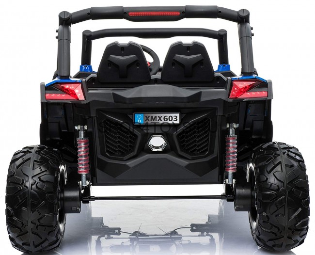 Двухместный полноприводный электромобиль Blue Spider UTV-MX Buggy 12V - XMX603-BLUE-PAINT