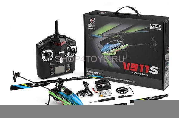 Радиоуправляемый вертолет WL Toys V911S Copter 2.4G - V911S