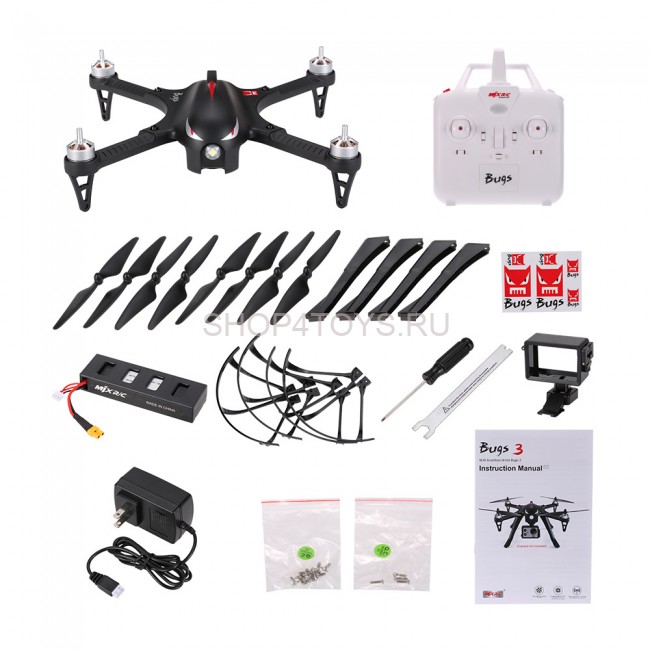 Квадрокоптер MJX Bugs 3 с FPV WiFi камерой C4022 - B3 Квадрокоптер MJX Bugs 3 с FPV WiFi камерой C4022 - B3