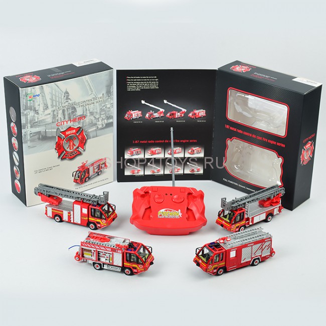 Радиоуправляемая пожарная машина City Hero 1:87 - 7911-5H