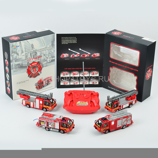 Радиоуправляемая пожарная машина City Hero 1:87 - 7911-5H