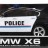 Радиоуправляемая машина GK Racer BMW X6 POLICE масштаб 1:14 - 866-1401PB-BLACK