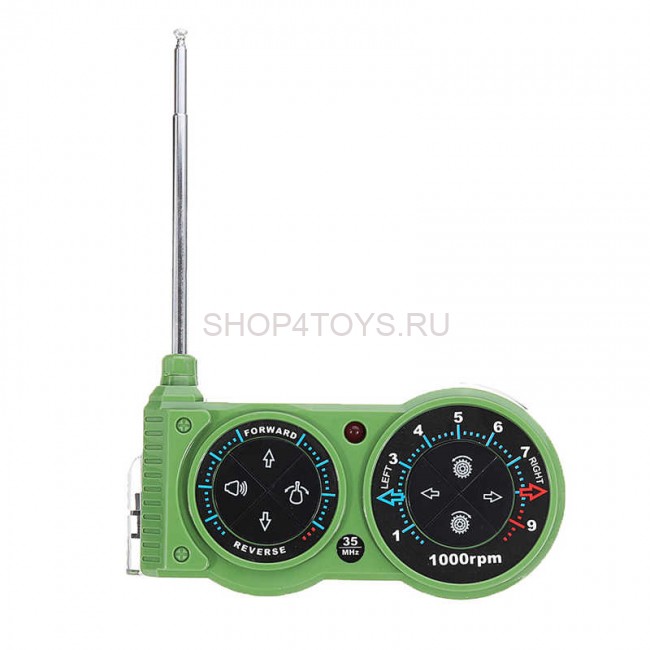 Радиоуправляемый танк Great Wall Tiger (зеленый камуфляж, 27MHz, 1:72) - 2117-1