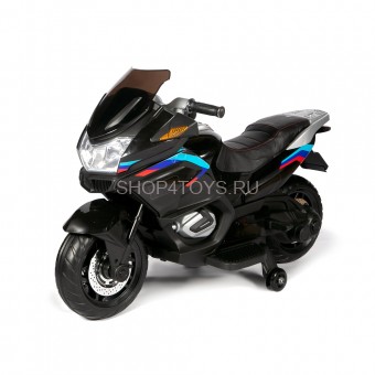 Детский электромотоцикл XMX (черный, EVA, с ручкой газа, 12V) - XMX609-BLACK Детский электромотоцикл XMX (черный, EVA, с ручкой газа, 12V) - XMX609-BLACK