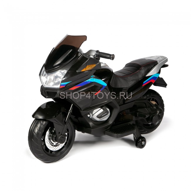 Детский электромотоцикл XMX (черный, EVA, с ручкой газа, 12V) - XMX609-BLACK Детский электромотоцикл XMX (черный, EVA, с ручкой газа, 12V) - XMX609-BLACK