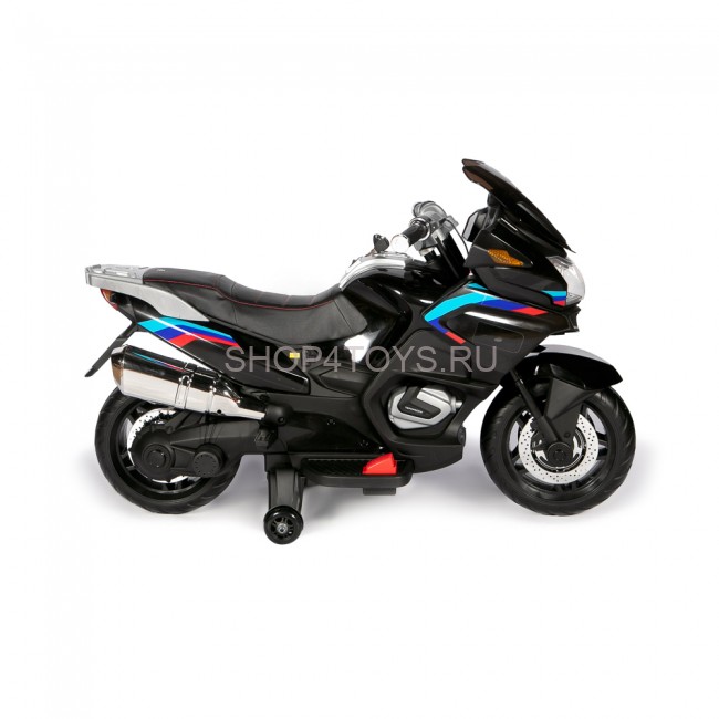 Детский электромотоцикл XMX (черный, EVA, с ручкой газа, 12V) - XMX609-BLACK Детский электромотоцикл XMX (черный, EVA, с ручкой газа, 12V) - XMX609-BLACK