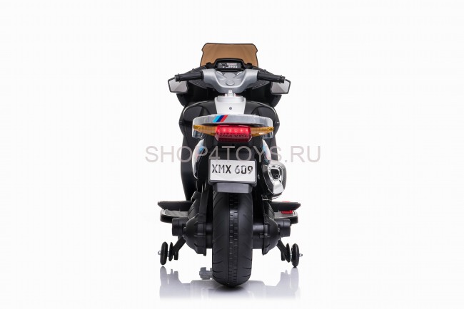 Детский электромотоцикл XMX (черный, EVA, с ручкой газа, 12V) - XMX609-BLACK Детский электромотоцикл XMX (черный, EVA, с ручкой газа, 12V) - XMX609-BLACK