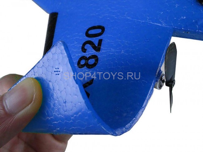 Радиоуправляемый самолет SU-35 для начинающих 2.4G - FX820-BLUE