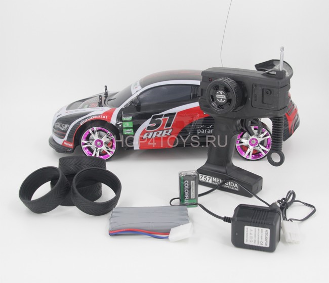 Радиоуправляемая спортивная машина для дрифта 1:10 - 757-4WD01-57 Радиоуправляемая спортивная машина для дрифта 1:10 - 757-4WD01-57