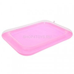 Надувная песочница для песка 60 х 45 см, цвет розовый.Артикул: не указан 