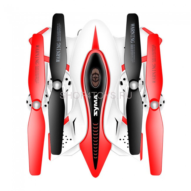 Радиоуправляемый белый квадрокоптер Syma X56W Folding Wizard (FPV, Headless) - X56W-W Радиоуправляемый белый квадрокоптер Syma X56W Folding Wizard (FPV, Headless) - X56W-W