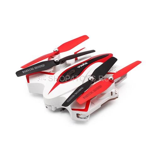 Радиоуправляемый белый квадрокоптер Syma X56W Folding Wizard (FPV, Headless) - X56W-W Радиоуправляемый белый квадрокоптер Syma X56W Folding Wizard (FPV, Headless) - X56W-W