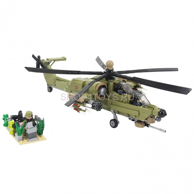 Конструктор Армия России ''Боевой вертолет'' - АР-01007 Конструктор Армия России ''Боевой вертолет'' - АР-01007