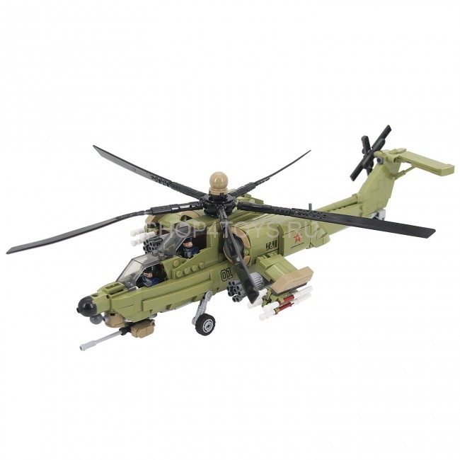 Конструктор Армия России ''Боевой вертолет'' - АР-01007 Конструктор Армия России ''Боевой вертолет'' - АР-01007