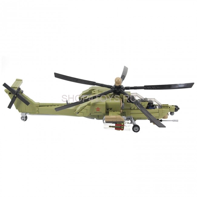Конструктор Армия России ''Боевой вертолет'' - АР-01007 Конструктор Армия России ''Боевой вертолет'' - АР-01007