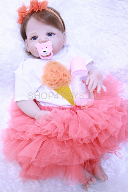 Реборн силиконовая девочка Викки