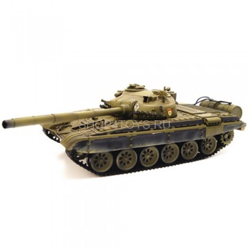 Радиоуправляемый танк VSTank T72M1 Airsoft Green 2.4G - A03102975 Управление осуществляется каждой гусеницей отдельно, поворотом башни и подъемом пушки, а также танк оборудован пневматической пушкой, стреляющей пластиковыми шариками. Зарядное устройство и аккумулятор для танка в комплекте