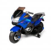 Детский электромотоцикл XMX (синий, EVA, с ручкой газа, 12V) - XMX609-BLUE Детский электромотоцикл XMX (синий, EVA, с ручкой газа, 12V) - XMX609-BLUE