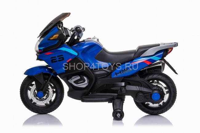 Детский электромотоцикл XMX (синий, EVA, с ручкой газа, 12V) - XMX609-BLUE Детский электромотоцикл XMX (синий, EVA, с ручкой газа, 12V) - XMX609-BLUE