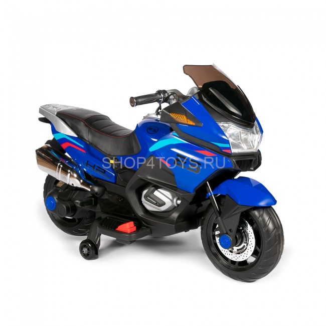 Детский электромотоцикл XMX (синий, EVA, с ручкой газа, 12V) - XMX609-BLUE Детский электромотоцикл XMX (синий, EVA, с ручкой газа, 12V) - XMX609-BLUE