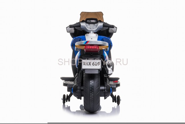 Детский электромотоцикл XMX (синий, EVA, с ручкой газа, 12V) - XMX609-BLUE Детский электромотоцикл XMX (синий, EVA, с ручкой газа, 12V) - XMX609-BLUE