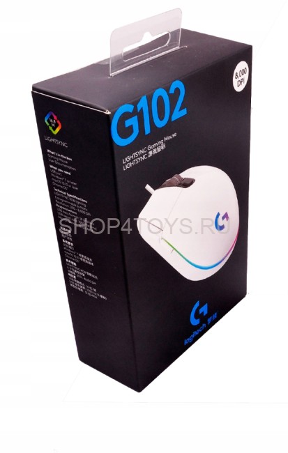 Проводная мышь Logitech G102 LIGHTSYNC White - 910-005809 Проводная мышь Logitech G102 LIGHTSYNC White - 910-005809