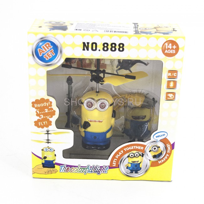 Летающий миньон "Кевин" со светящимися глазами - 888