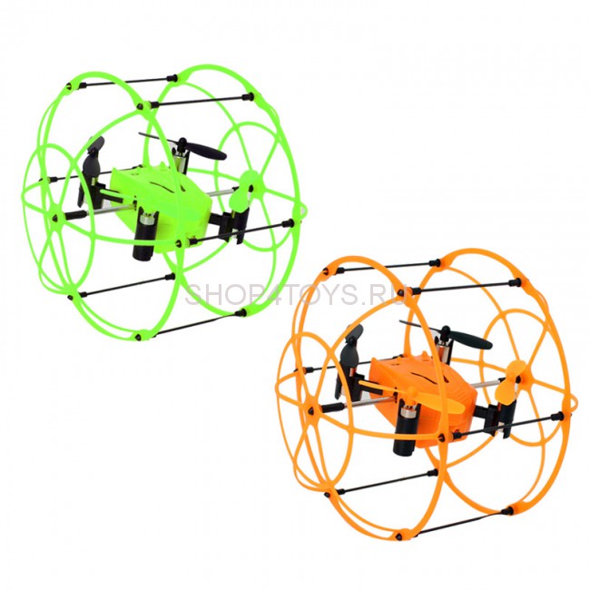 Радиоуправляемый квадрокоптер с защитной сеткой Orange SkyWalker - HM1336
