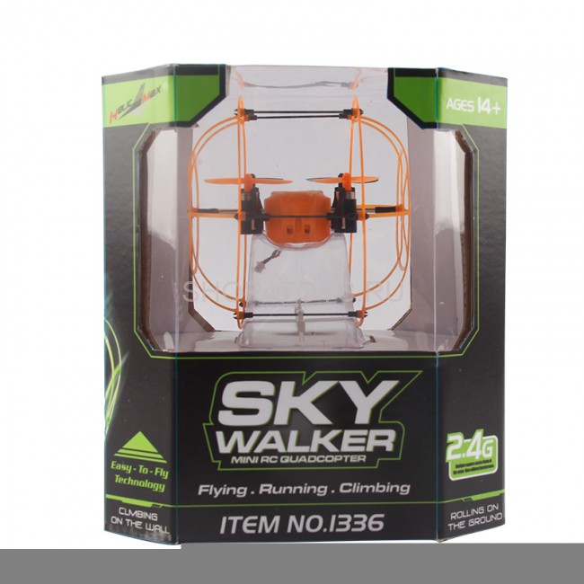 Радиоуправляемый квадрокоптер с защитной сеткой Orange SkyWalker - HM1336