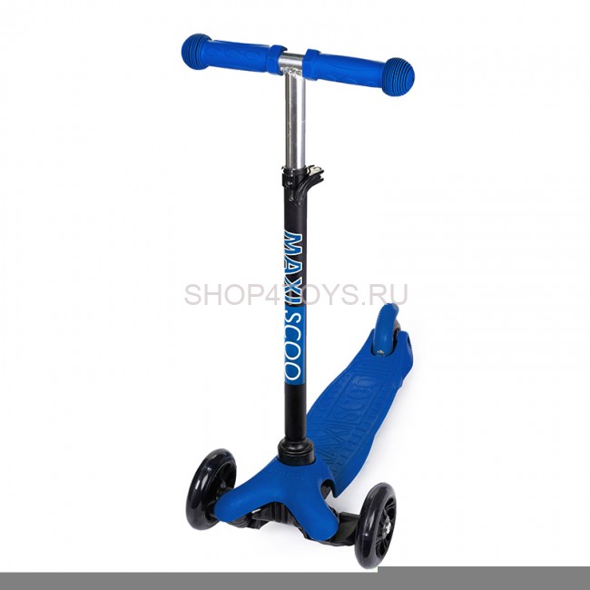 Самокат Maxiscoo Baby Трехколесный Детский со Светящимися Колесами, Темно-синий - MSC-B091803 Самокат Maxiscoo Baby Трехколесный Детский со Светящимися Колесами, Темно-синий - MSC-B091803