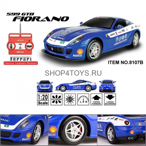 Радиоуправляемая машина MJX Ferrari 599 GTB Fiorano PANAMERICAN 1:20 - 8107B Радиоуправляемая машина MJX Ferrari 599 GTB Fiorano PANAMERICAN 1:20 - 8107B
