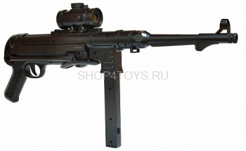 Автомат-пулемет Шмайсер с пружинным механизмом (48 см, пневматика) - M40G Автомат-пулемет Шмайсер с пружинным механизмом (48 см, пневматика) - M40G