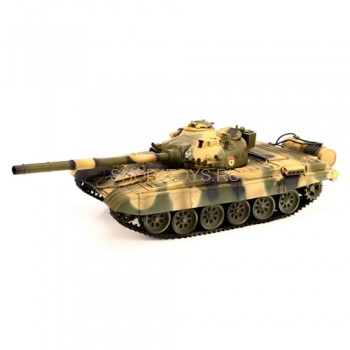 Радиоуправляемый танк VSTank T72M1 Airsoft Russian Camouflage 2.4G - A03102963 Управление осуществляется каждой гусеницей отдельно, поворотом башни и подъемом пушки, а также танк оборудован пневматической пушкой, стреляющей пластиковыми шариками. Зарядное устройство и аккумулятор для танка в комплекте