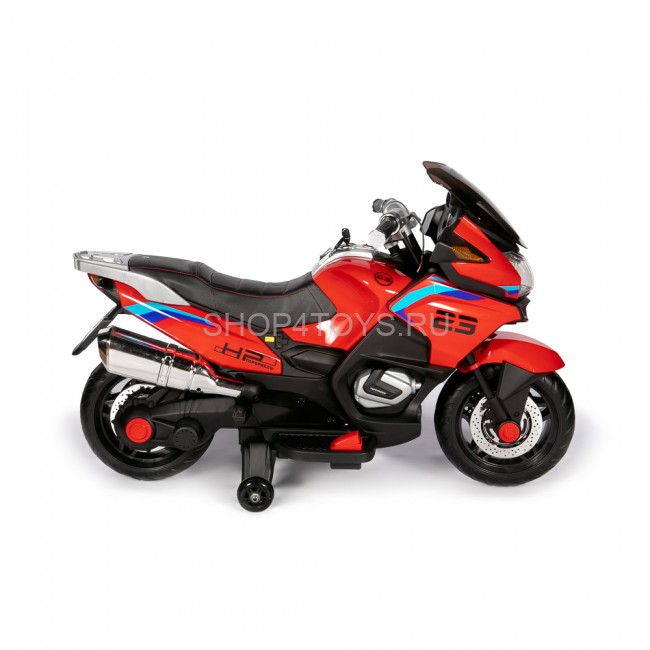 Детский электромотоцикл XMX (красный, EVA, с ручкой газа, 12V) - XMX609-RED Детский электромотоцикл XMX (красный, EVA, с ручкой газа, 12V) - XMX609-RED