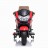 Детский электромотоцикл XMX (красный, EVA, с ручкой газа, 12V) - XMX609-RED