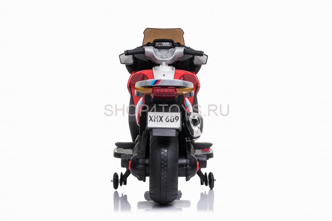 Детский электромотоцикл XMX (красный, EVA, с ручкой газа, 12V) - XMX609-RED Детский электромотоцикл XMX (красный, EVA, с ручкой газа, 12V) - XMX609-RED