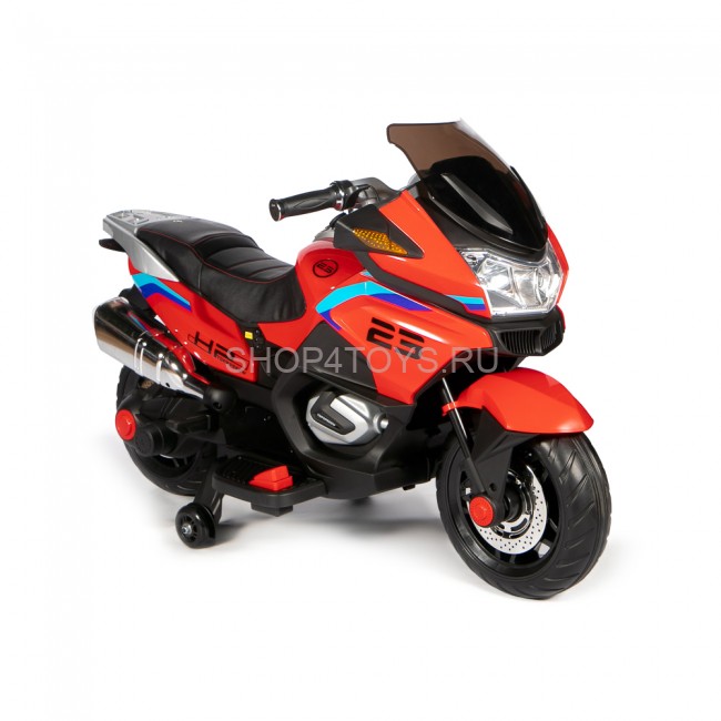 Детский электромотоцикл XMX (красный, EVA, с ручкой газа, 12V) - XMX609-RED Детский электромотоцикл XMX (красный, EVA, с ручкой газа, 12V) - XMX609-RED