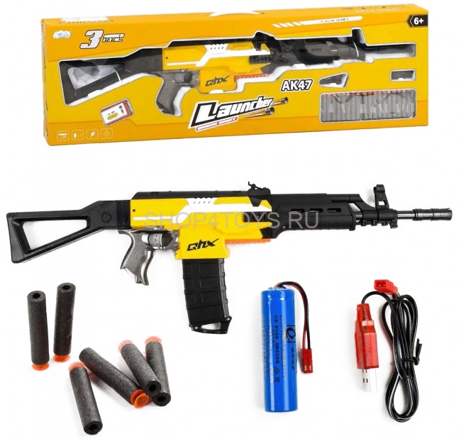 Автомат АК47 (92 см, на мягких пулях с аккумулятором) - 551A-6