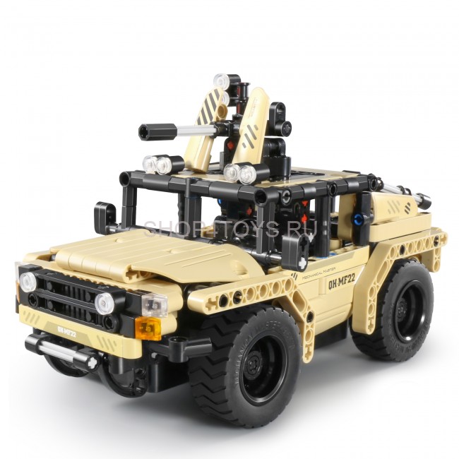 Конструктор военный джип QiHui 370 деталей (2в1, пульт) - QH8022 Конструктор военный джип QiHui 370 деталей (2в1, пульт) - QH8022