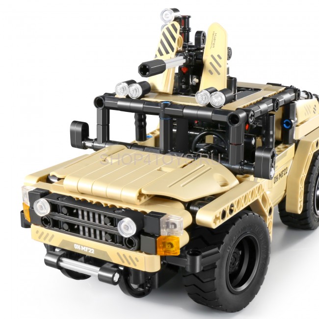 Конструктор военный джип QiHui 370 деталей (2в1, пульт) - QH8022 Конструктор военный джип QiHui 370 деталей (2в1, пульт) - QH8022