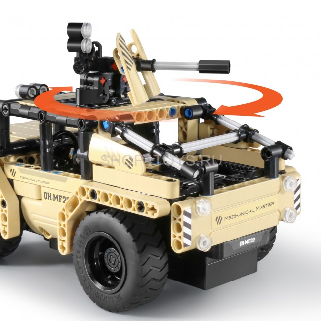 Конструктор военный джип QiHui 370 деталей (2в1, пульт) - QH8022 Конструктор военный джип QiHui 370 деталей (2в1, пульт) - QH8022