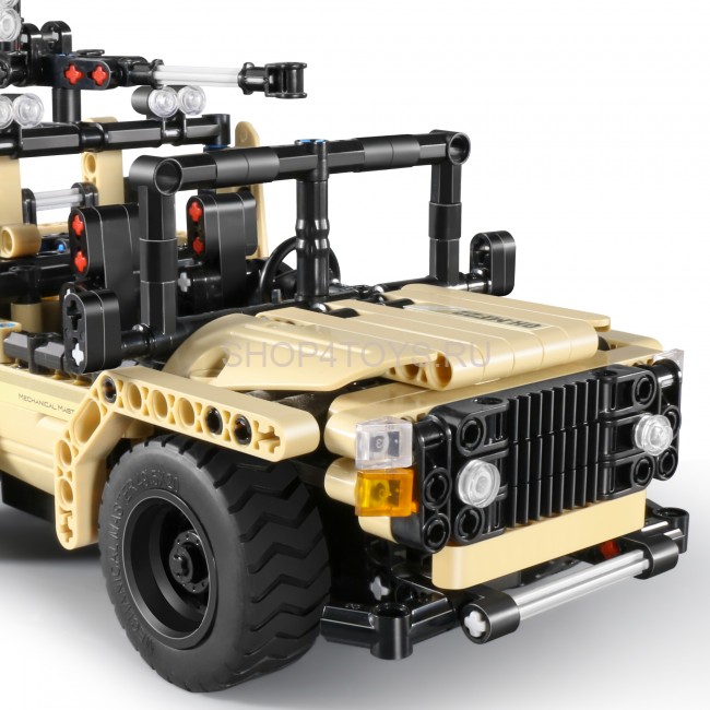 Конструктор военный джип QiHui 370 деталей (2в1, пульт) - QH8022 Конструктор военный джип QiHui 370 деталей (2в1, пульт) - QH8022