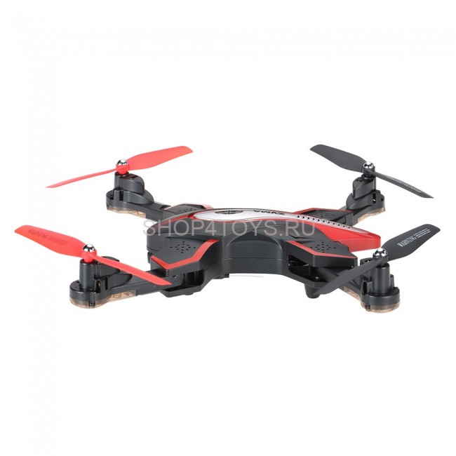 Радиоуправляемый черный квадрокоптер Syma X56W Folding Wizard (FPV, Headless) - X56W Радиоуправляемый черный квадрокоптер Syma X56W Folding Wizard (FPV, Headless) - X56W