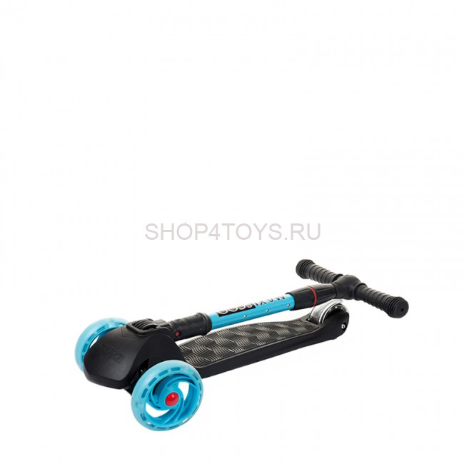 Самокат Maxiscoo Baby Delux Трехколесный Складной со Светящимися Колесами, Черный - MSC-B091801D Самокат Maxiscoo Baby Delux Трехколесный Складной со Светящимися Колесами, Черный - MSC-B091801D