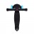 Самокат Maxiscoo Baby Delux Трехколесный Складной со Светящимися Колесами, Черный - MSC-B091801D